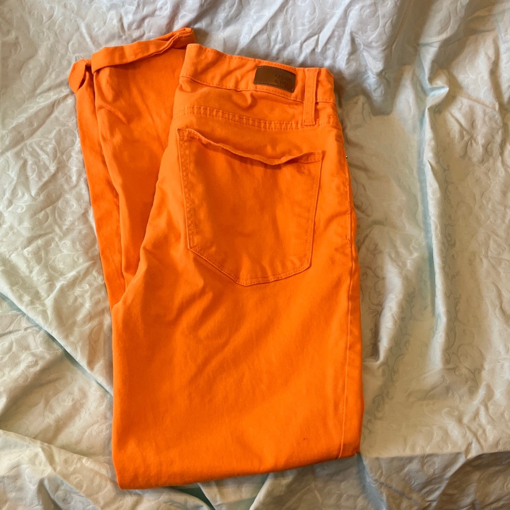 Crown & Ivy Bold Orange Trousers